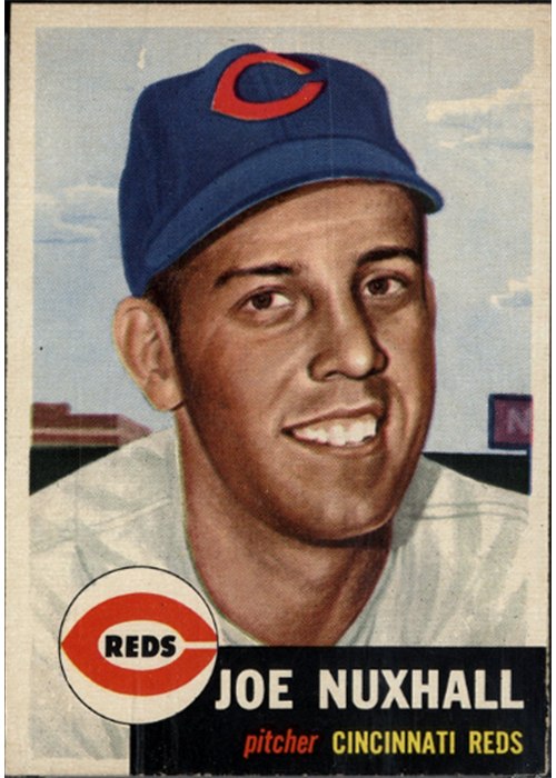 1953 Topps #105 Joe Nuxhall, Cincinnati Reds