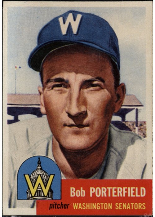 1953 Topps #108 Bob Porterfield, Washington Senators