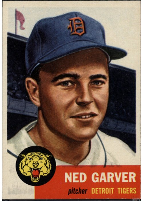 1953 Topps #112 Ned Garver, Detroit Tigers