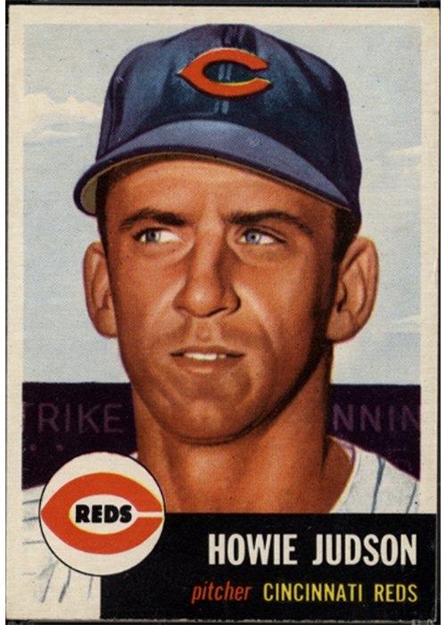 1953 Topps #12 Howie Judson, Cincinnati Reds