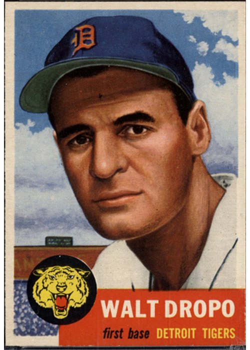 1953 Topps #121 Walt Dropo, Detroit Tigers