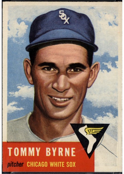 1953 Topps #123 Tommy Byrne, Chicago White Sox