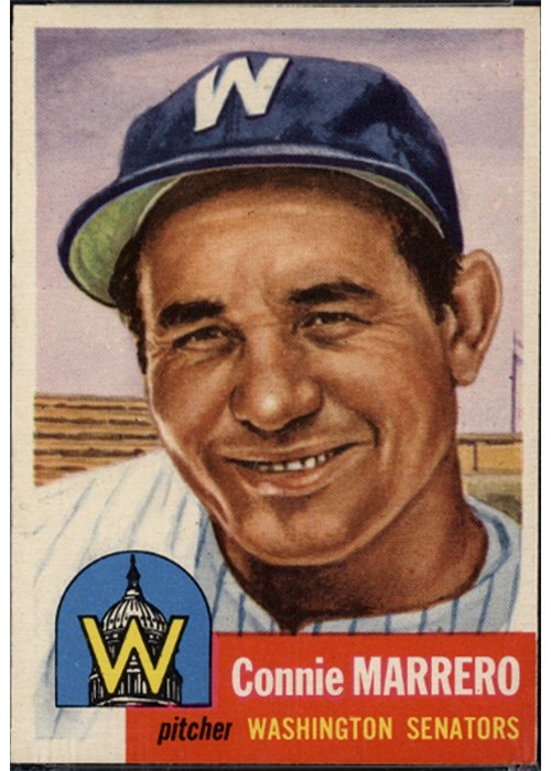 1953 Topps #13 Connie Marrero, Washington Senators