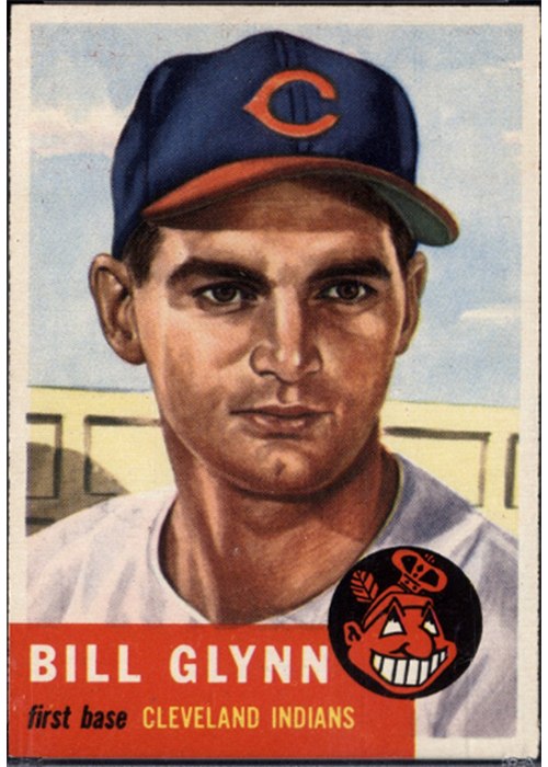 1953 Topps #171 Bill Glynn, Cleveland Indians
