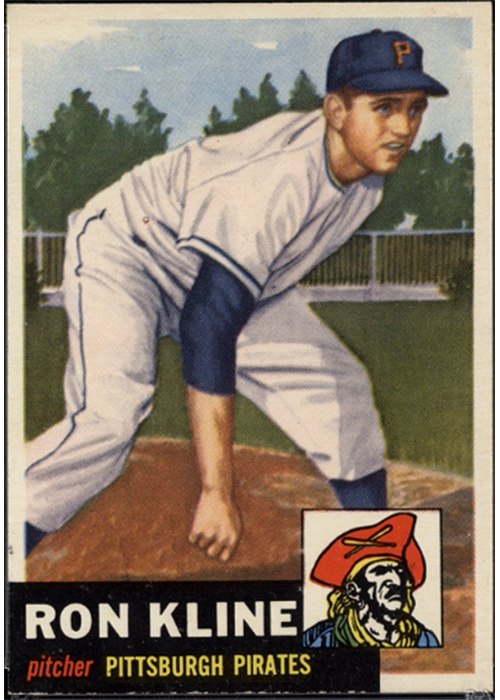 1953 Topps #175 Ron Kline, Pittsburgh Pirates