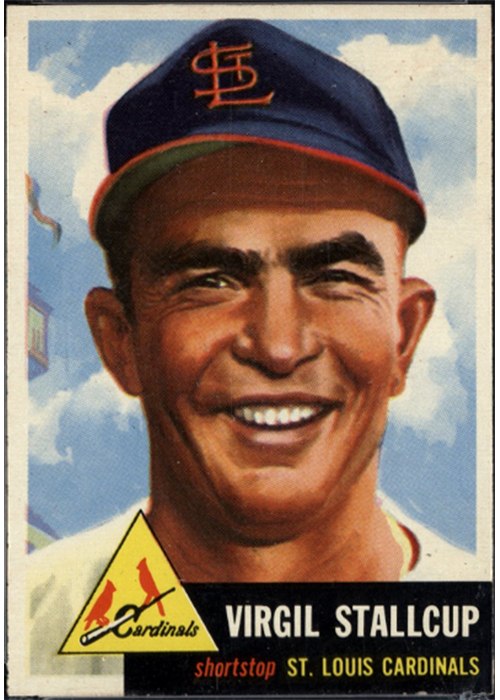1953 Topps #180 Virgil Stallcup, St. Louis Cardinals