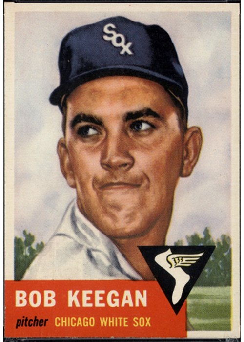 1953 Topps #196 Bob Keegan, Chicago White Sox
