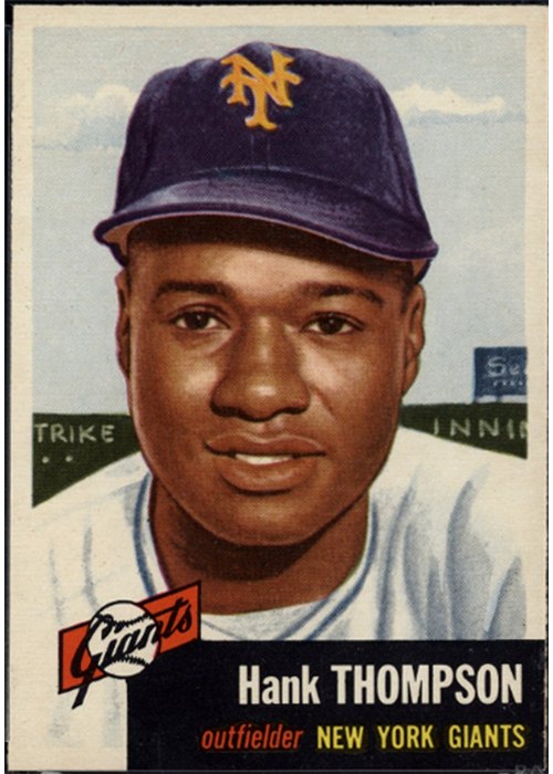 1953 Topps #20 Hank Thompson, New York Giants
