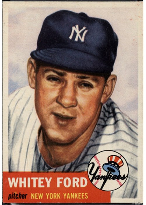 1953 Topps #207 Whitey Ford, New York Yankees