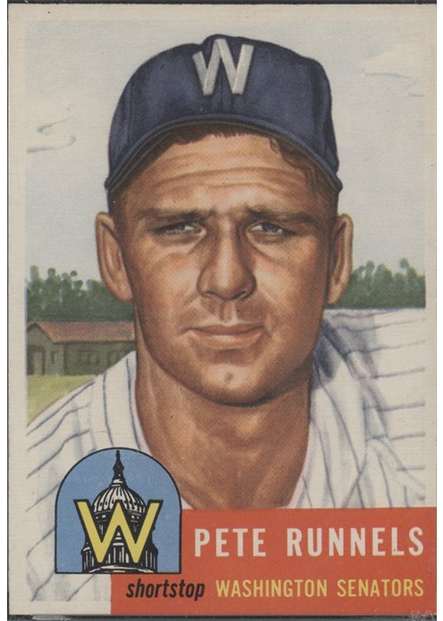 1953 Topps #219 Pete Runnels, Washington Senators