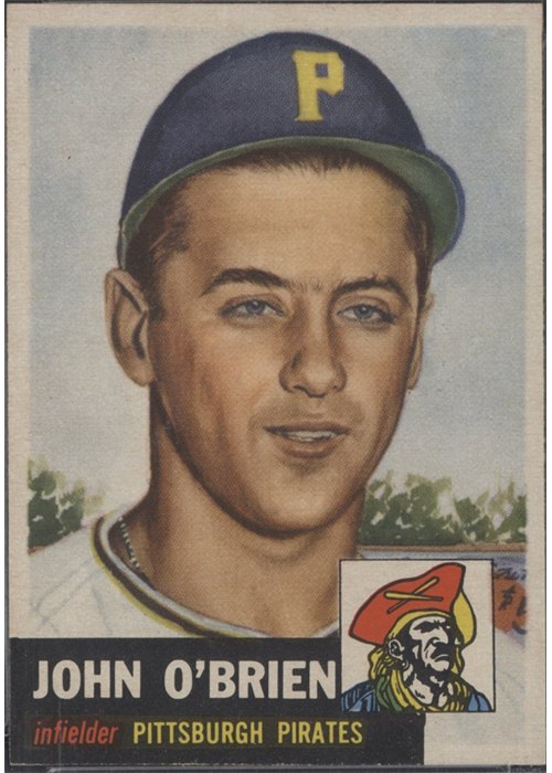 1953 Topps #223 Johnny O'Brien, Pittsburgh Pirates