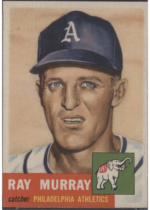 1953 Topps #234 Ray Murray, Philadelphia Athletics