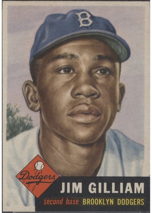 1953 Topps #258 Jim Gilliam, Brooklyn Dodgers