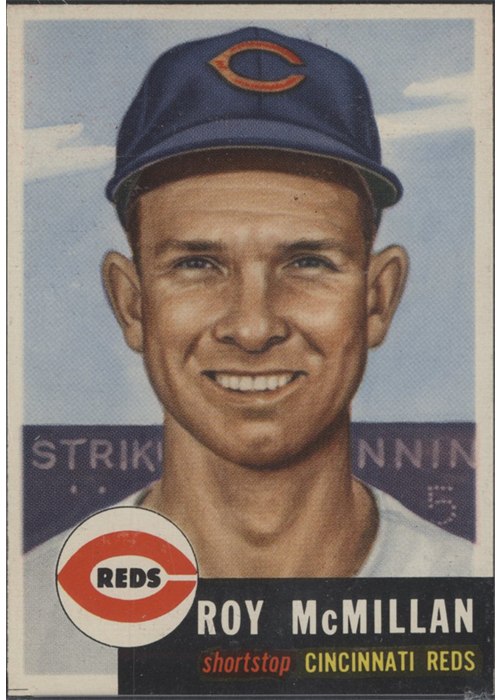 1953 Topps #259 Roy McMillan, Cincinnati Reds