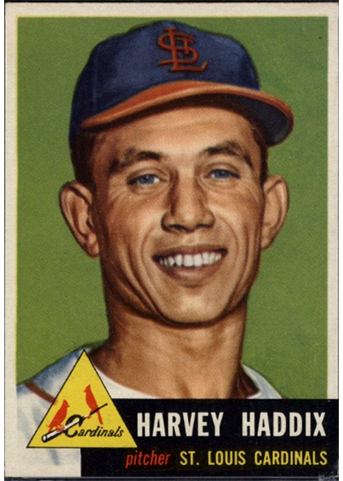 1953 Topps #273 Harvey Haddix, St. Louis Cardinals