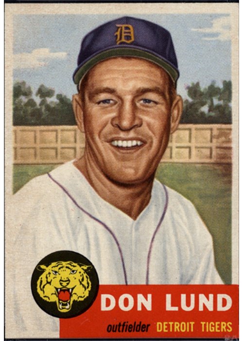 1953 Topps #277 Don Lund, Detroit Tigers