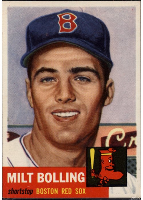 1953 Topps #280 Milt Bolling, Boston Red Sox