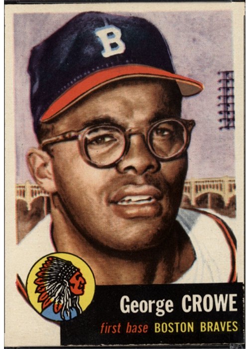 1953 Topps #3 George Crowe, Boston Braves