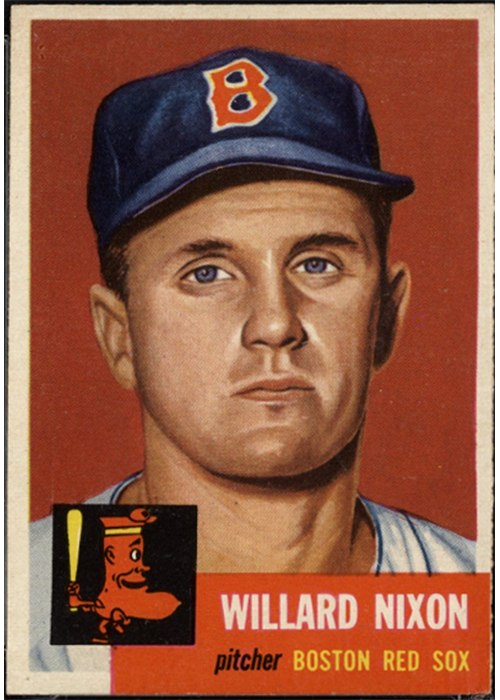 1953 Topps #30 Willard Nixon, Boston Red Sox