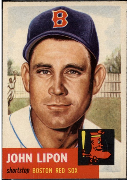 1953 Topps #40 Johnny Lipon, Boston Red Sox