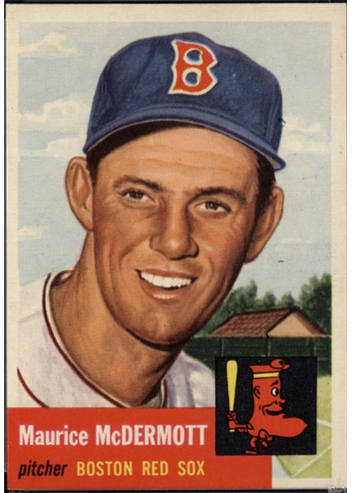 1953 Topps #55 Maurice McDermott, Boston Red Sox