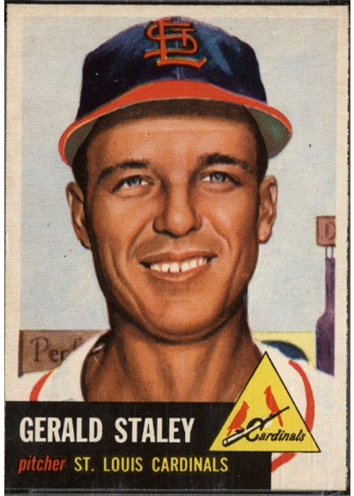 1953 Topps #56 Gerald Staley, St. Louis Cardinals