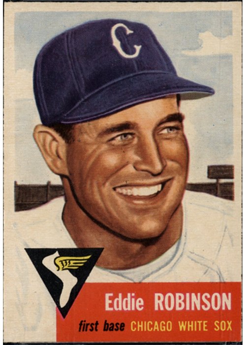 1953 Topps #73 Eddie Robinson, Chicago White Sox