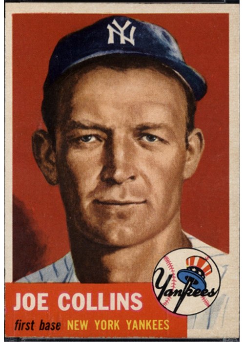 1953 Topps #9 Joe Collins, New York Yankees