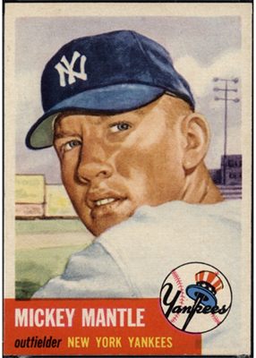 Mickey Mantle #82 - 1953 Topps Baseball