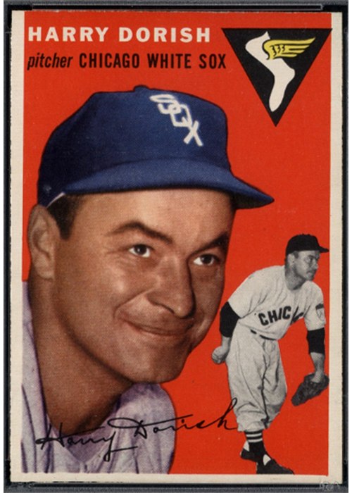 1954 Topps #110 Harry Dorish, Chicago White Sox (front)