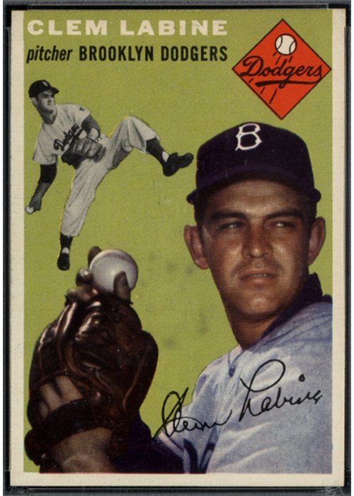 1954 Topps #121 Clem Labine, Brooklyn Dodgers (front)