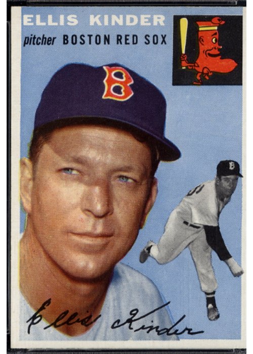 1954 Topps #47 Ellis Kinder, Boston Red Sox (front)