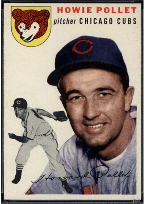 1954 Topps #89 Howie Pollet, Chicago Cubs (front)
