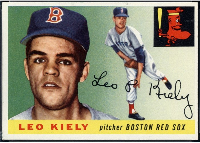 1955 Topps #36 Leo Kiely, Boston Red Sox (front)