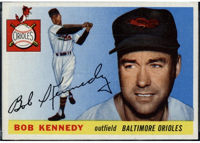 1955 Topps #48 Bob Kennedy, Baltimore Orioles (front)