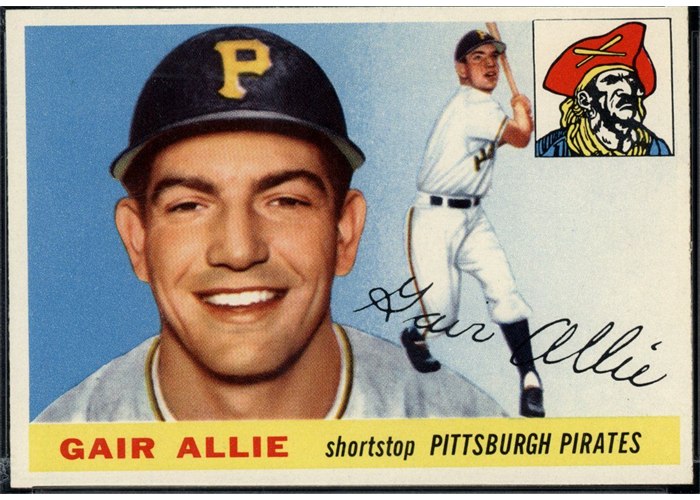 1955 Topps #59 Gair Allie, Pittsburgh Pirates (front)