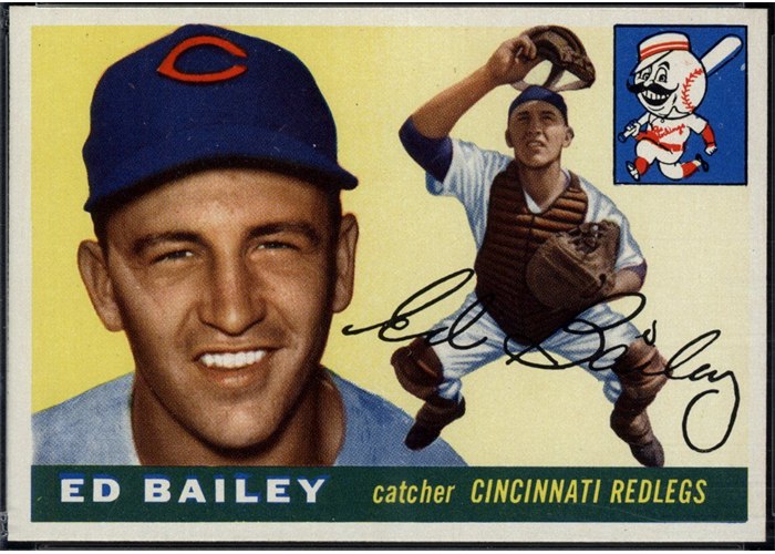 1955 Topps #69 Ed Bailey, Cincinnati Redlegs (front)