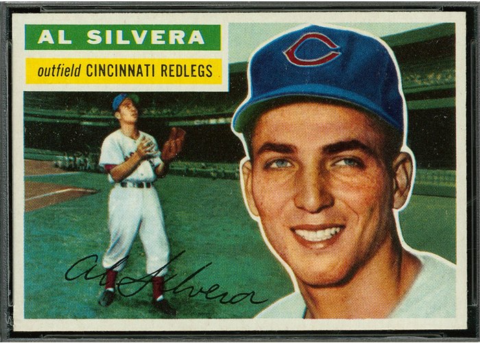 1956 Topps #137 Al Silvera, Cincinnati Redlegs (front)