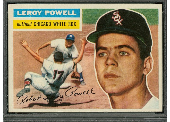 1956 Topps #144 Leroy Powell, Chicago White Sox (front)
