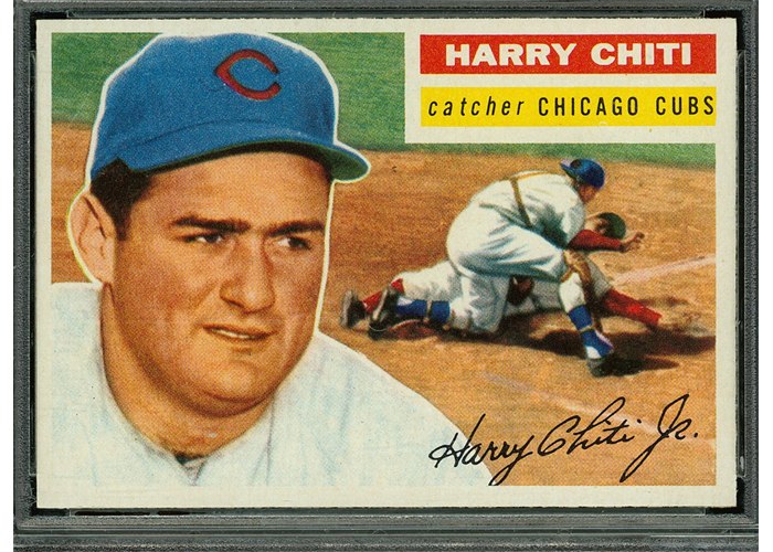 1956 Topps #179 Harry Chiti, Chicago Cubs (front)