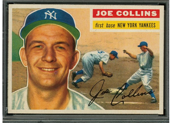 1956 Topps #21 Joe Collins, New York Yankees (front)