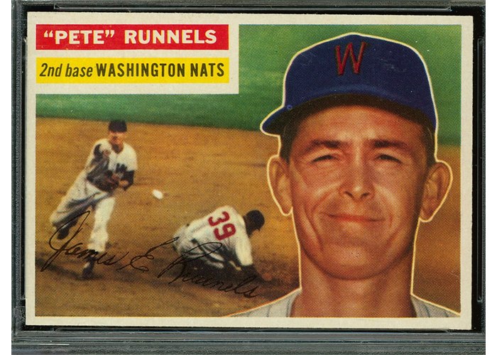 1956 Topps #234 Pete Runnels, Washington Nationals (front)