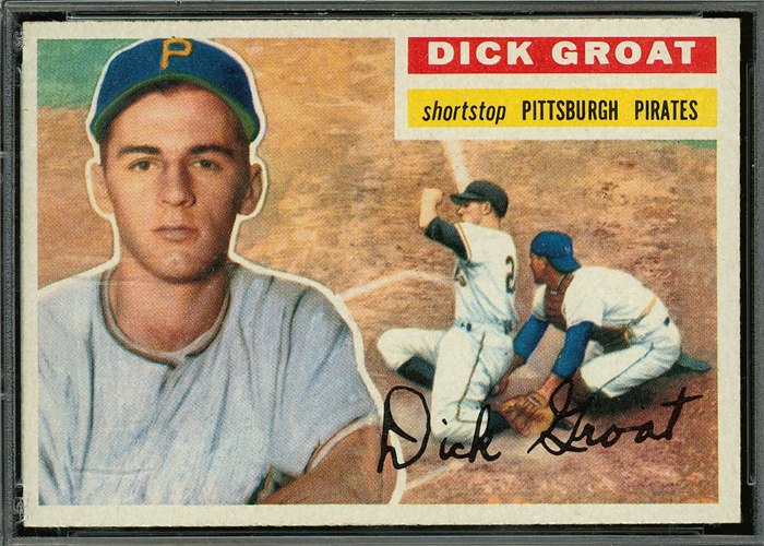 1956 Topps #24 Dick Groat, Pittsburgh Pirates (front)