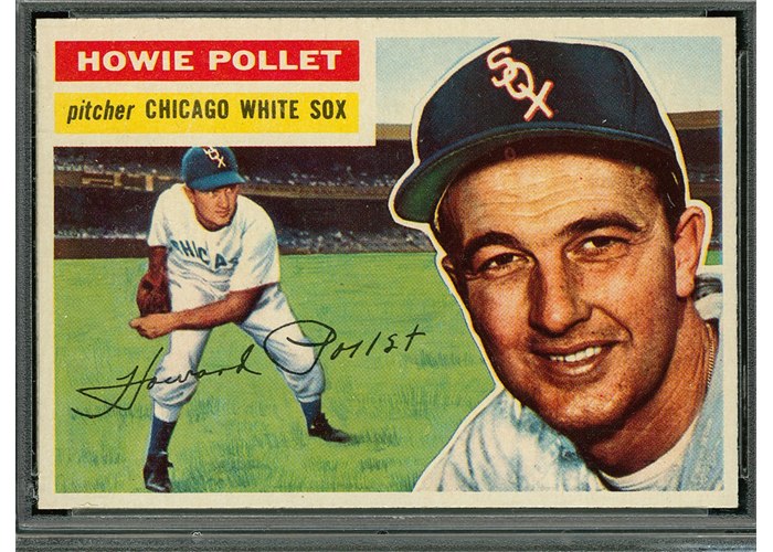 1956 Topps #262 Howie Pollet, Chicago White Sox (front)