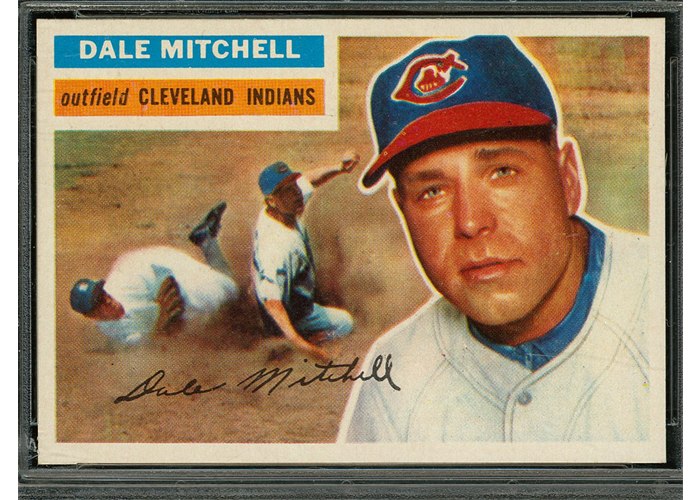 1956 Topps #268 Dale Mitchell, Cleveland Indians (front)