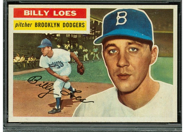 1956 Topps #270 Billy Loes, Brooklyn Dodgers (front)
