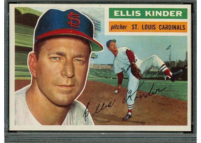 1956 Topps #336 Ellis Kinder, St. Louis Cardinals (front)