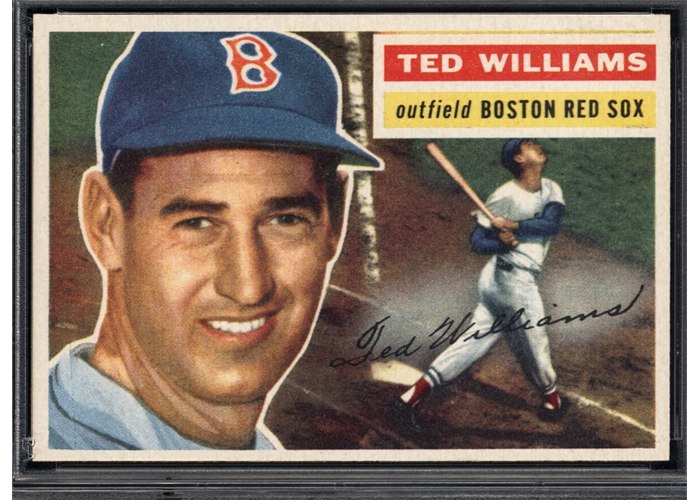 1956 Topps #5 Ted Williams, Boston Red Sox (front)