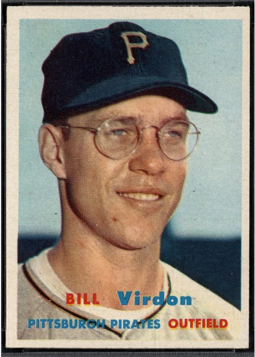 1957 Topps #110 Bill Virdon, Pittsburgh Pirates