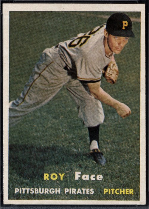 1957 Topps #166 Roy Face, Pittsburgh Pirates